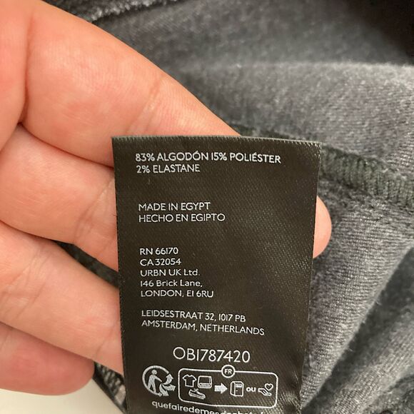 Free People We The Free Double Dutch Skinny Jeans Black M Pull-On Slit Hem - Picture 13 of 15